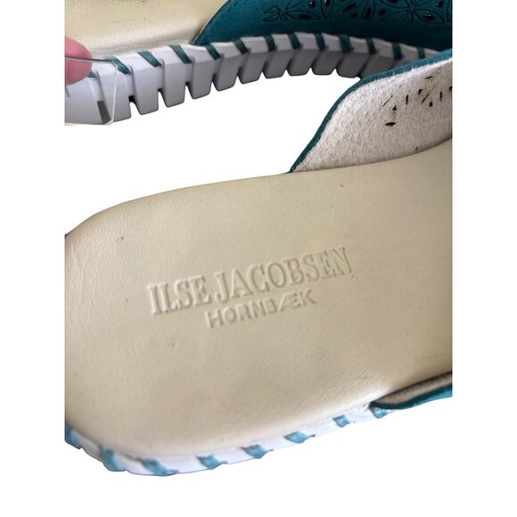 Ilse Jacobsen Womens Tulip Flats Size 41 US 10.5  Blue Slip-On Comfort Shoes - Picture 4 of 12